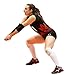 ARM2AIM VBALLSLEEVES Volleyball Sleeves (Black Pad Built in to Black Sleeves Without Thumbhole) - Pair