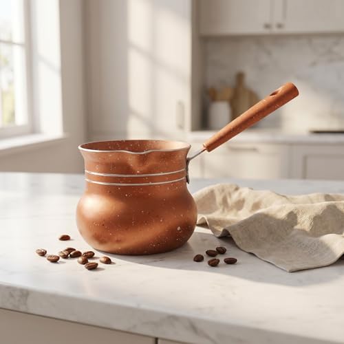 BinaryABC Milk Warmer Pot Turkish Coffee Pot