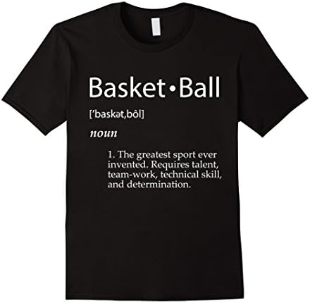 Mens Basketball Definition T-Shirt - Men Women Youth Sizes Colors Medium Black