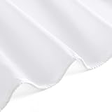 EurCross White Shower Curtain 120x180 cm Polyester Anti Mould view 6