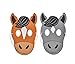 Novelty Treasures Horse Masks - 12 Pack Friendly Halloween and Birthday Party Mask