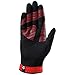 TaylorMade Golf RAIN CONTROL GLOVE (BLACK/RED, MEDIUM), BLACK/RED(MEDIUM, PAIR)