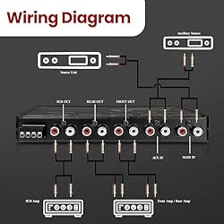 Lanzar 4 Band Parametric Equalizer - Bluetooth