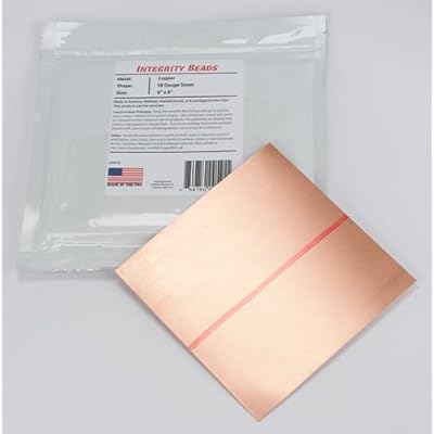 Copper 18 Gauge Sheet - 6" x 6&quot