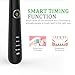 KUNSTWORKER Electric Toothbrush Rechargeable Sonic Toothbrush With Replacement Heads 4 Brushing Modes 38000 Power Achieve Whiter Healthier Teeth WaterProof IPX7- Black