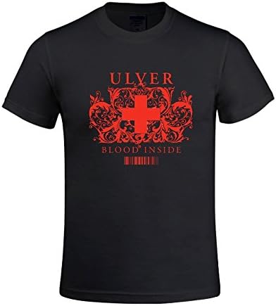 Doreen Alberta Ulver Blood Inside T Shirts for Men Crew Neck XXXXL