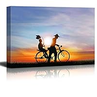 Canvas Wall Art Father's Day Theme Canvas Prints Home Artwork Decoration for Living Room Bedroom - 12x18 inches