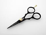 Sanguine 4.5 inch Hairdressing Scissors Black Japanese Style Hair Cutting Small view 2