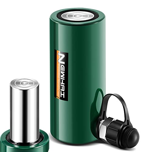 Newhai 10 ton Hydraulic Ram Jack 4’’/100mm Max Stroke Hydraulic Lifting Cylinder Single Acting