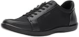 Calvin Klein Men's Macabee Brushed Leather/Blstc Nyl Oxford