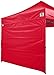 Impact Canopy 10-Foot Canopy Tent Wall Set, 1 Solid Sidewall and 1 Middle Zipper Sidewall Only, Red
