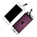 CELLPHONEAGE for iPhone 5S LCD Replacement Screen Display Glass Touch Screen Digitizer Assembly kit with Free Tool Kits + Free Screen Protector (White)