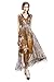 Joy EnvyLand Women V-neck Flower Prom Party Tunic Long Cocktail Beach Dress