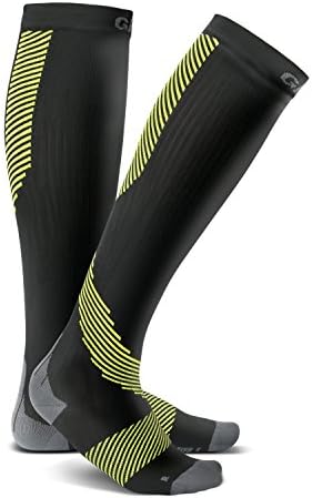 Compression Socks for Men & Women-Best Graduated Athletic Stocking for Running, Riding, Nurse, Flight Travel, Maternity Pregnancy, Shin Splints, Edema, Fatigue, Varicose Veins (20-30mmHg)