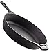 Cast Iron Skillet Non-Stick Pan (Black, 12