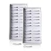 Training Lashes for Eyelash Extensions Supplies，Teenitor Self-adhesive Makeup Practice Lashes Strip for Beginner Teaching Lashes Extensions, 20 Pairs