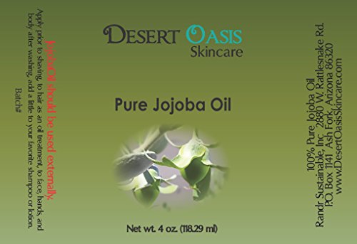 100% Pure Golden Jojoba Oil, 2 fluid oz (59 ml), Cold Pressed, Not deodorized, All natural with spray applicator, Grown and pressed in USA