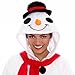 Christmas Adult Onesie - Santa, Snowman, Elf Costume - Holiday One Piece Cosplay Suit for Adults, Women and Men Stocking Gift