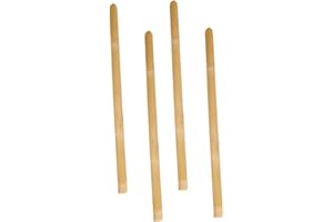 VERDANVERSE Bamboo Pancake Turner Set 4pcs 50cm Kitchen Cooking Tools Pancake Cooking Turner for Household Use