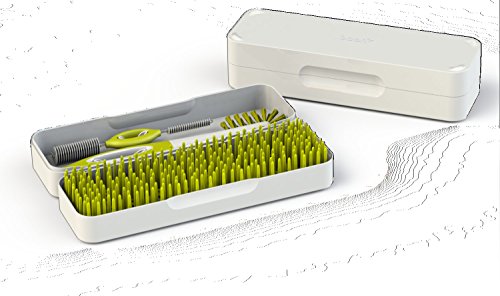 Boon TRIP Travel Drying Rack, Green, White