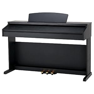 Classic-Cantabile-DP-50-SM-E-Piano-Digitalpiano-mit-Hammermechanik-88-Tasten-2-Anschlsse-fr-Kopfhrer-USB-LED-3-Pedale-Piano-fr-Anfnger-schwarz-matt