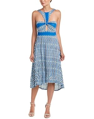 BCBGMax Azria Women's Eileen Open Twist Front Knit Casual Dress