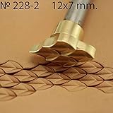 Leather Stamp Tool Dragon Scale Stamping Working Carving Punches Tools Craft Saddle Brass #228-2