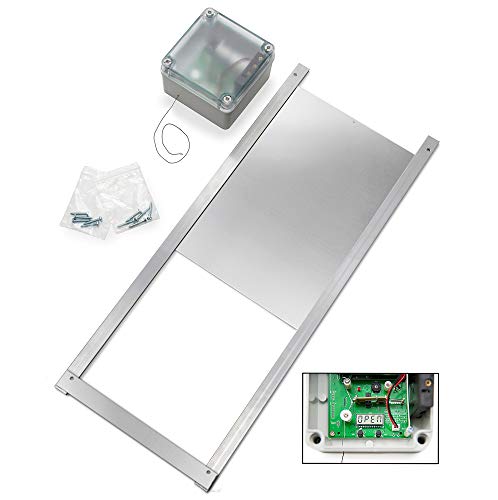 Happy Henhouse Automatic Chicken Coop Door Opener Kit - Electric Auto Chicken Guard Door for Coops, Cages and Runs - Timer + Solar Light, Battery Operated - Poultry Safety Supplies Kit