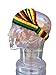 Medium Headband Cotton Rasta Reggae Expandable Handwoven