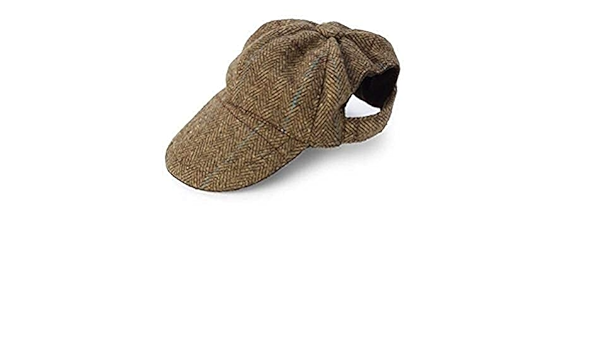 tweed dog hat