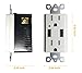 Micmi 24W 4.8A Dual High Speed USB A Wall Outlet, 15 Amp TR Receptacle w/Wall Plate, UL Listed (1, White, 15Amp 24W USB A)