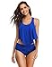 LALAVAVA Womens High Waisted Bikinis Set Cute Ruffle Bikini Top Swimsuits