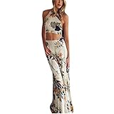 Women Dress,Haoricu 2017 Sexy Women Summer Bohemia Halterneck Long Evening Party Beach Dress (S, White)