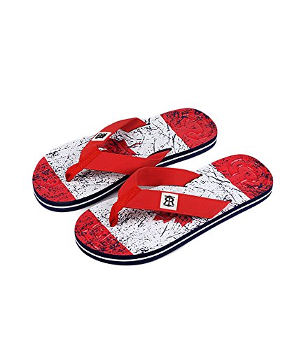 Robin Ruth - Red & White Canada Flag Press Men Flip Flop