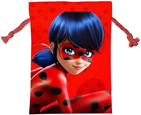 Miraculous Ladybug Personalized Christmas Bag Drawstring Santa Claus Sack For Holiday Presents