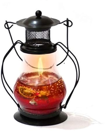Kartik Lantern Lalten Shape with Gel Candle Stand for Home and Decor Diwali Gifts Multi Color