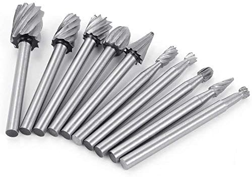 HSS Cutting Burr Bits Set for Dremel 