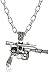 Star Wars by Han Cholo Unisex HC Blaster Silver Pendant Necklace, 30