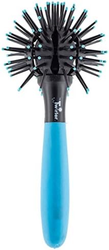 Twirler Ball Brush, Neon Blue, Small