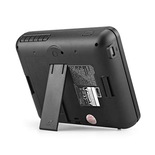 IMPECCA DVD Player, Portable Dual Screen DVD 7" Player for Car Headrest or Home with USB, SD Card Reader, Rechargeable Battery, Memory Function, Two Screens Play One Movie