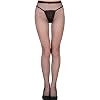 OULII Fishnet kousen vrouwen panty netto panty hoge taille One Size (zwart)