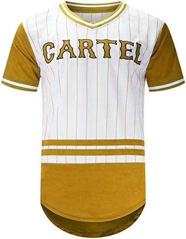 Mens Hipster Hip-Hop Premium Tees - Stylish Longline Fashion Jersey T-Shirt Cartel