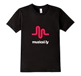Kids musical.ly wave classic T-Shirt (Fitted Cut) 12 Black