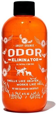 Angry Orange Pet Odor Eliminator Combo Bundle.1 Bottle of Traditional Angry Orange and 1 Bottle of Angry Orange Enzyme Cleaner.