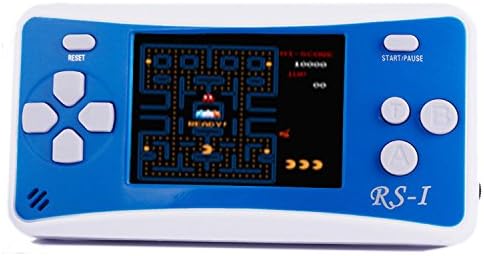 JJFUN RS-1 Handheld Game Console for Children,Retro Game Player with 2.5" 8-Bit LCD Portable Video Games,The 80's Arcade Video Gaming System,Built-in 152 Classic Old School Games Entertainment-Blue