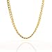Lifetime Jewelry 5mm Cuban Link Chain - Gold Necklace for Women Men Teen Girls & Boys - 20X More 24k Real Gold Than Other Plated Miami Curb Links - Free Lifetime Replacement Guarantee 16-30 inches