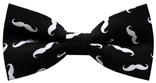 Carahere Mens Handmade Novel Patterned Pre-Tied Adjustable Bow Ties M139 4R