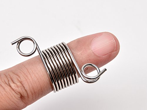4 Piece 2 Size Metal Yarn Guide Knitting Thimble for Knitting Crafts Accessories Tool