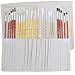 Daveliou Paint Brush Set, Oil and Acrylic Paint Brushes with Canvas Brush Holder, Premium Quality Artists Paint Brushes with Multiple Brush Heads, Sizes and Fibers (24 Brushes)