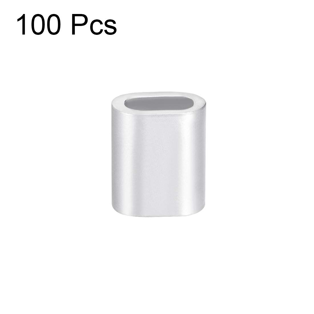 Steel Wire Rope Crimping Sleeves Clips Cable Ferrules 1 Pcs uxcell M3